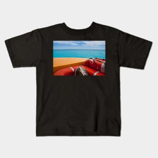 Approaching Mujeres island. Mexico Kids T-Shirt